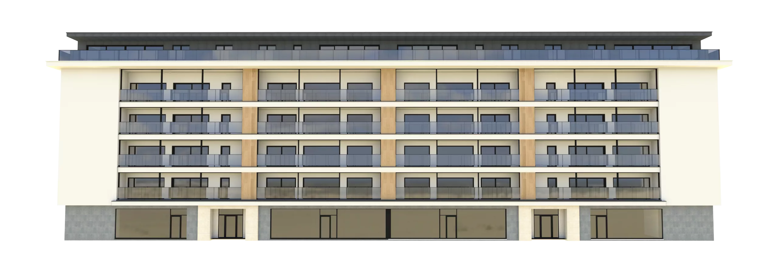 Chambordprojectrender Residentie Chambord project render